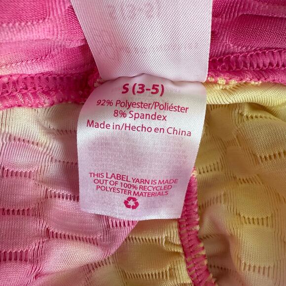 Scrunch Butt Tie Dye Leggings Womens Small Textured Pink Yellow Casual Workout‎ - Picture 10 of 11